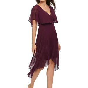 Kensie Deep Purple High Low Dress